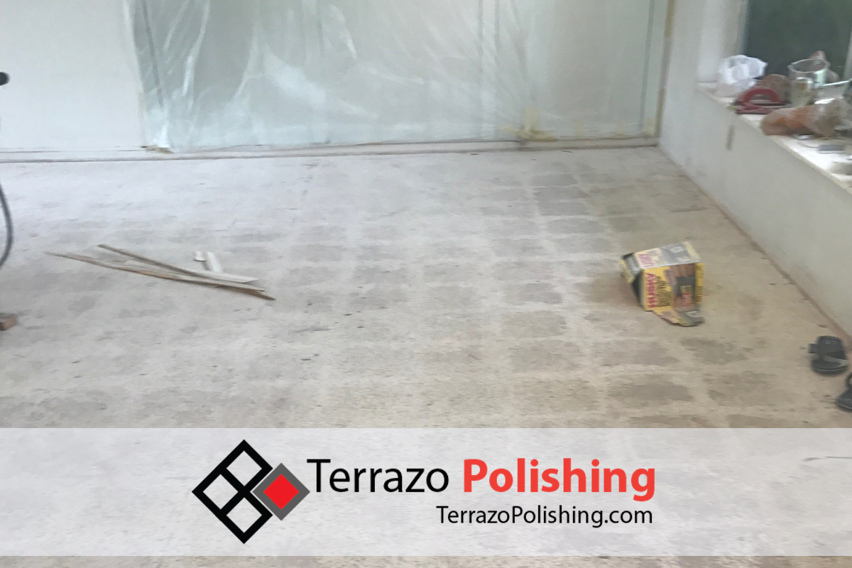 Terrazzo Restore Polishing Process Fort Lauderdale